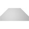 Ekena Millwork Octagonal Top Surface Mount PVC Gable Vent w/ 2"W x 2"P Brickmould Sill Frame, 36"W x 16"H GVPOT36X1603SN - alternate 5